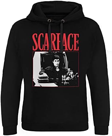 Amazon.com: Scarface Black and White Movie Poster Hoodie Pullover